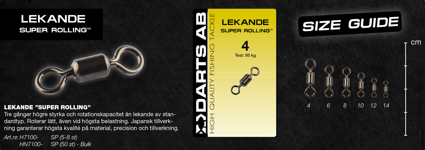 Lekande "Super Rolling" no4 5-pack