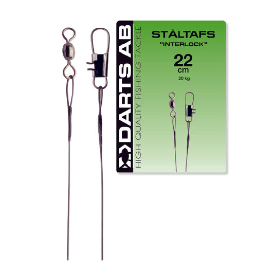 Ståltafs "Interlock" 20kg/22cm 3-pack